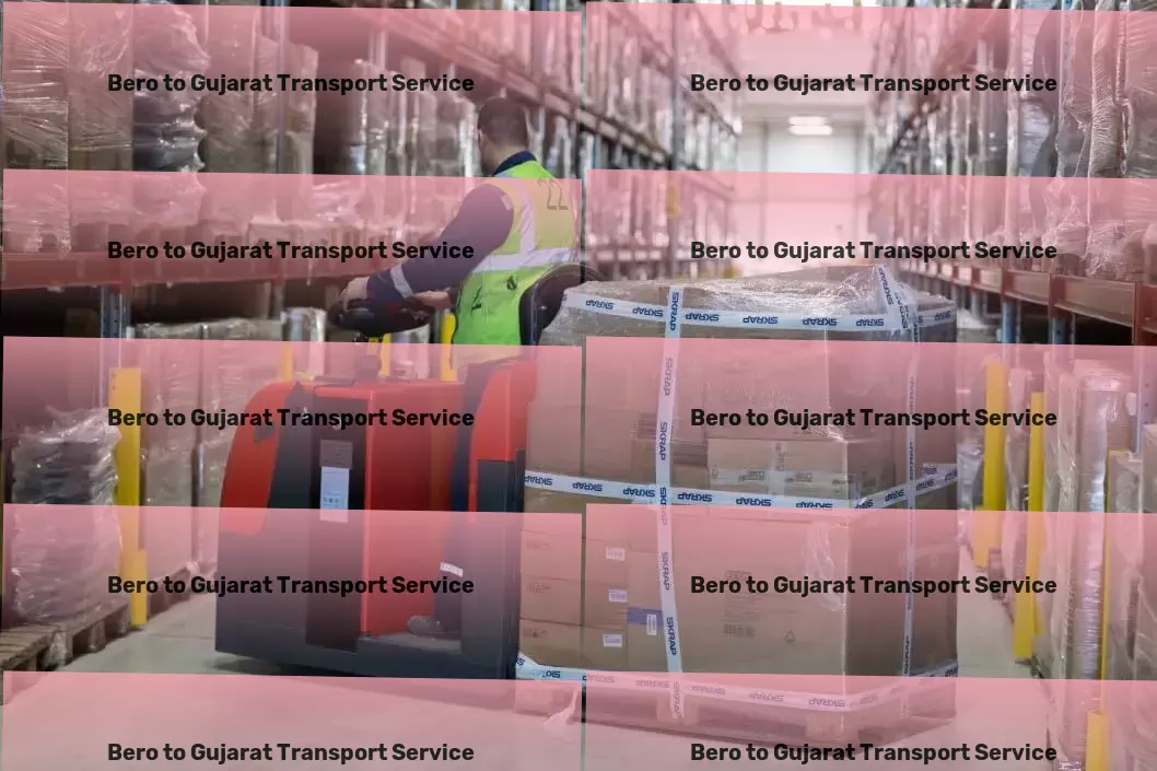 Bero to Gujarat Transport Efficient cargo forwarding services