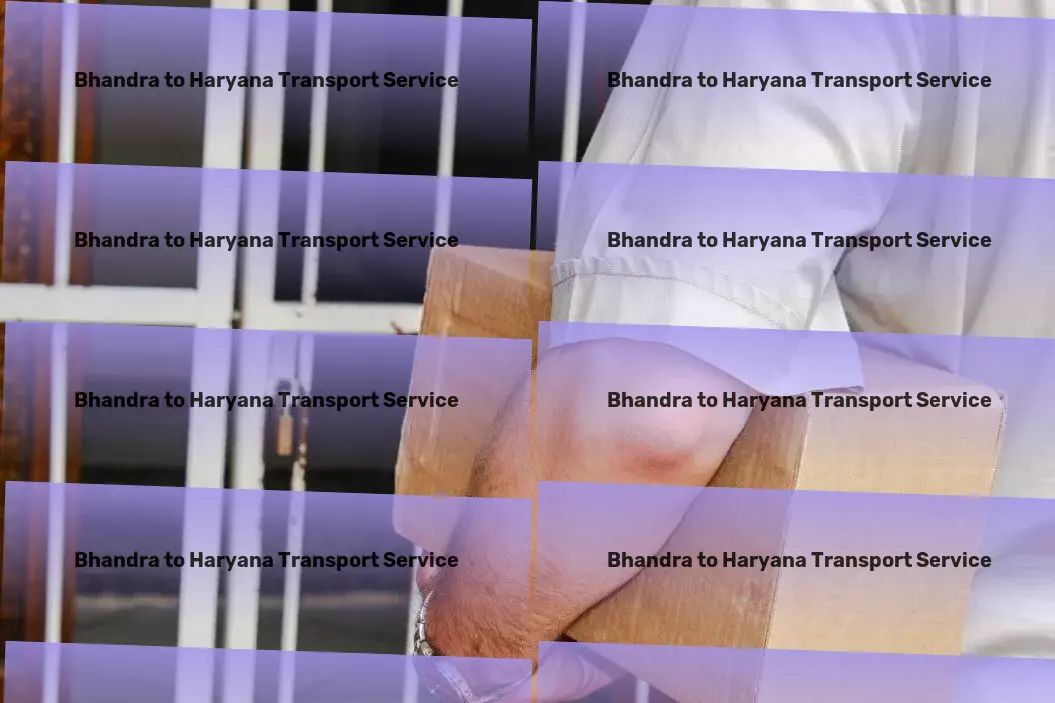 Bhandra to Haryana Transport Package delivery