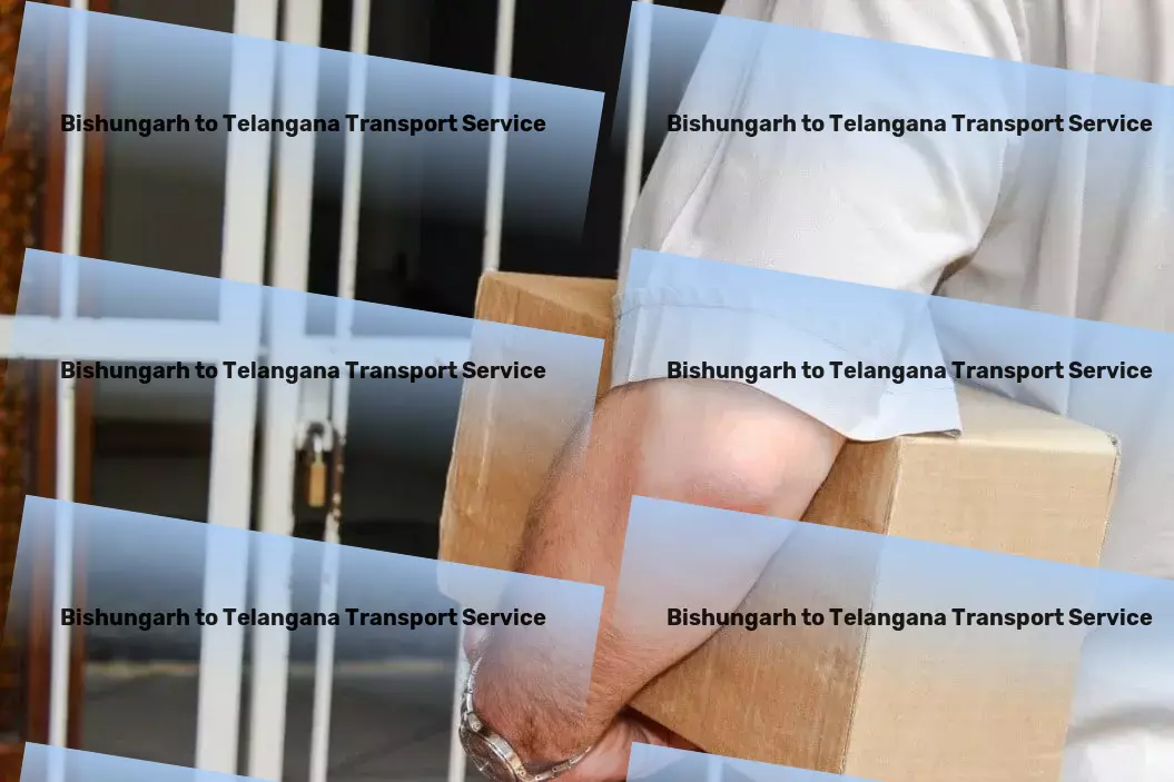 Bishungarh to Telangana Transport Domestic transport services