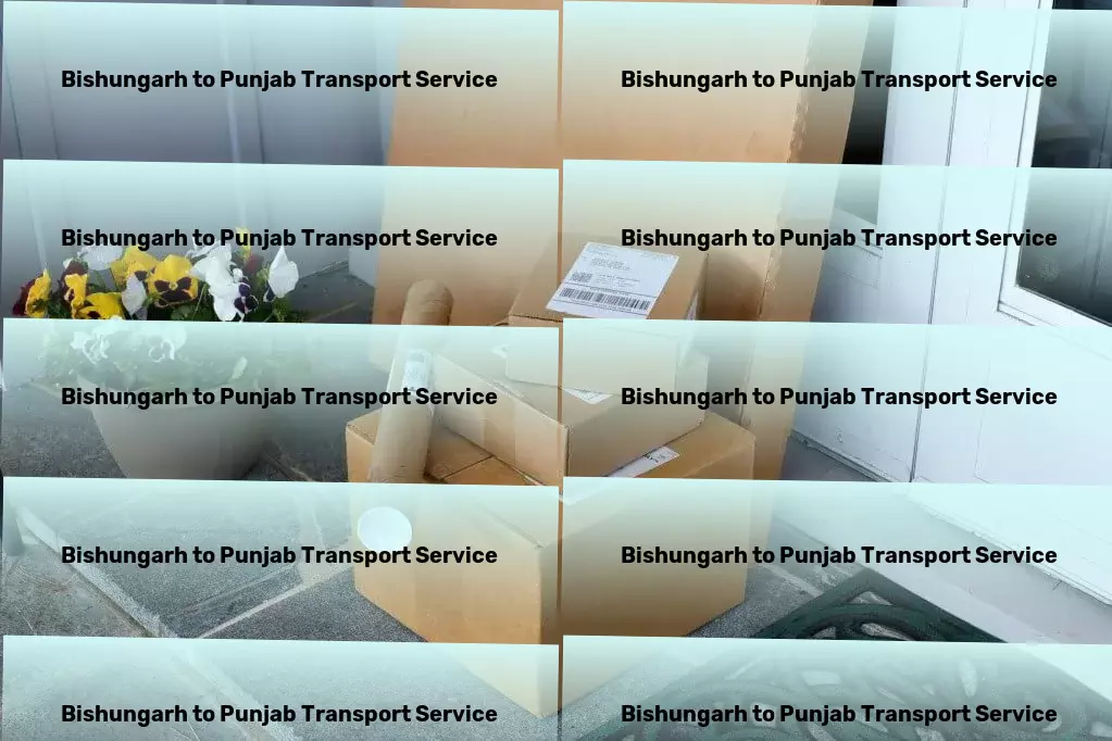 Bishungarh to Punjab Transport Express logistics services