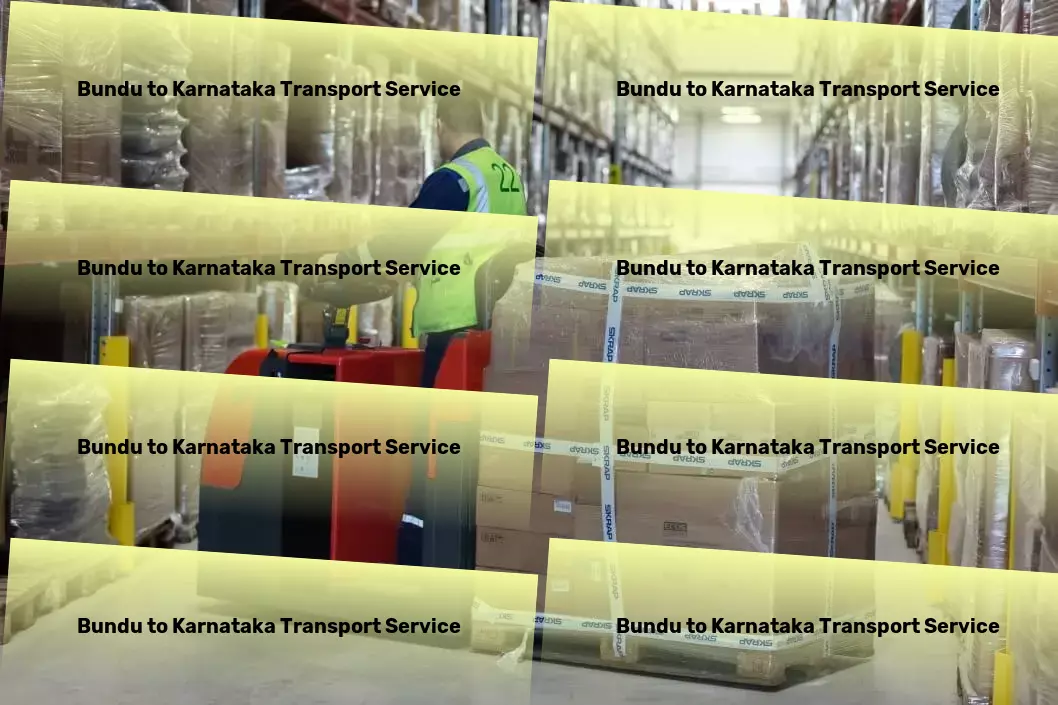 Bundu to Karnataka Transport Courier services