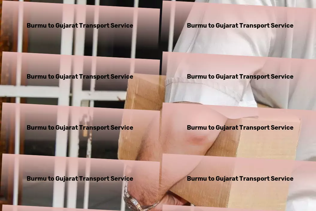 Burmu to Gujarat Transport Inter-city parcel delivery